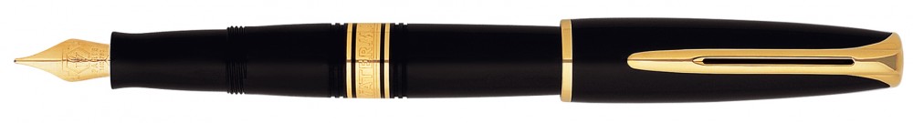 Waterman CHARLESTON EB.BLACK arany klipsz Töltőtoll