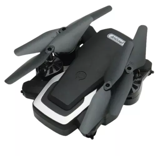 Mini drón LED fényekkel, 4K fénykép és videó készítő összecsukható Drón + távirányító + védőtáska